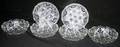 030492 DAISY DESIGN CUT CRYSTAL CANDY DISHES DIA 5