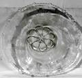 030489 ETCHED GLAS CENTERPIECE BOWL H 3 DIA 14