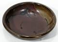 030484 JOHN GLICK PLUM TREE POTTERY GLAZED BOWL