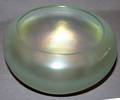 030483 ART GLASS IRIDESCENT BULBOUS BOWL