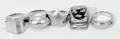 030454 DESIGNER STERLING CZS RINGS VARIOUS STYLES
