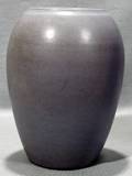 020525 LAVENDER ART POTTERY VASE H 9 DIA 6