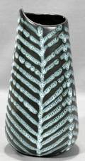 020518 GERMAN HERRINGBONE DESIGN ART POTTERY VASE