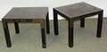 051511 ORIENTAL STYLE SQUARE LAMP TABLES H21 W26