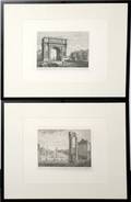 042485 SILVESTRO BASSIL ENGRAVINGS ROMAN RUINS