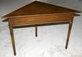 032428 LOUIS XVI STYLE TRIANGULAR TABLE H 31 W 40