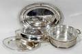 031603 SILVERPLATE PLATTERS FRAME  VEGETABLE