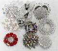 020570 COSTUME JEWELRY GROUP INCL EARRINGS  PINS