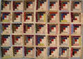 Pennsylvania log cabin dolls quilt late 19th c