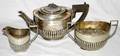 052565 SILVER PLATE TEA SET EPNS EBONY HANDLES