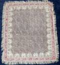 052551 MOGUL PERIOD PAISLEY RUG W METALLIC 23x26