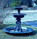 Cast iron 2piece fountain late 19th c