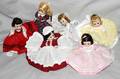 031623 MADAME ALEXANDER LITTLE WOMENDOLLS 6 TOTAL