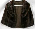 021668 BROWN MINK SHAWL