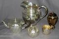 021642 SILVERPLATE TEA SET MUFFINEER  WATER PITCHER