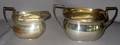 021640 OLD SHEFFIELD SILVERPLATE CREAMER  SUGAR BOWL
