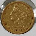 021658 US LIBERTY EAGLE GOLD 5 COIN 1882P