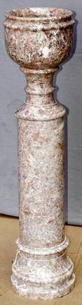 070046 MARBLE COLUMN  URN 2 PCS H 42 DIA 10