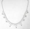 070014 18 KT GOLD  360 CT DIAMOND NECKLACE L 16