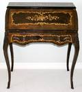 062038 ITALIAN STYLE INLAID DROP FRONT DESK H 37