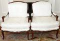 062035 BAKER FURNITURE LOUIS XV STYLE ARMCHAIRS