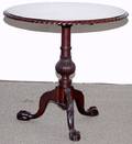 061060 CHIPPENDALE STYLE MAHOGANY TEA TABLE DIA 30