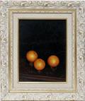 061057 FRIEDRICH G NEUBAUER OIL ON MASONITE ORANGES
