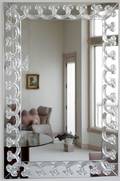 052017 LALIQUE CRYSTAL MIRROR 51x345