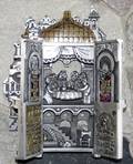 052043 FRANK MEISLER PEWTER PLAQUE PESAH SEDER
