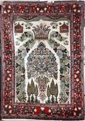 052051 PERSIAN WOOL KASHAN CROWN RUG