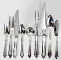 051010 LUNT SILVER FLATWARE SERVICE CHATEAU THIERRE