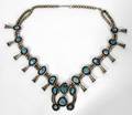 051044 NATIVE AMERICAN SQUASH BLOSSOM NECKLACE