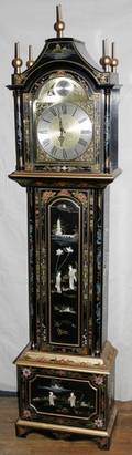 051042 CHINOISERIE STYLE CLOCK H 78 W 18 D 105