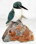 041036 GERMAN CHYSOCOLLA  DOLOMITE STONE KINGFISHER