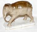 041003 STAFFORDSHIRE ENGLISH POTTERY ELEPHANT C1880
