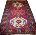 040019 ANTIQUE KAZAK WOOL RUG 4 4x7 2
