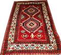 040017 ANTIQUE KAZAK WOOL RUG 4x6 6