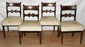 031044 REGENCY MAHOGANY CHAIRS C 1830 SET OF 4