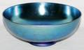 031004 STEUBEN BLUE AURENE GLASS BOWL C 1910