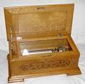 031001 MERMOD FRERES MUSIC BOX W 2 CYLINDERS