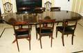 021006 FEDERAL STYLE MAHOGANY EXTENSION DINING TABLE