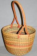020024 NATIVE AMERICAN BASKET W HANDLE H 168