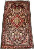 081065 SAROUK ORIENTAL RUG C1930 26x50