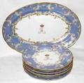 071063 RUSSIAN IMPERIAL PORCELAIN PLATES  PLATTER