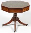 REGENCY STYLE MAHOGANY OCTAGONAL TABLE