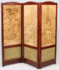 THREEPANEL TAPESTRY SCREEN