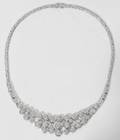 090096 18K WHITE GOLD  600 CT DIAMOND NECKLACE L16