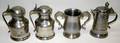 080118 ENG PEWTER TANKARDS LOVING CUP GERMAN FLAGON