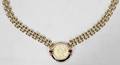 072076 1881 LIBERTY COIN NECKLACE RUBIES  DIAMONDS