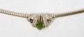 072075 25C PERIDOT  DIAMOND SLIDE PENDANT L 16